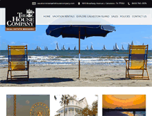 Tablet Screenshot of galvestonislandvacation.com